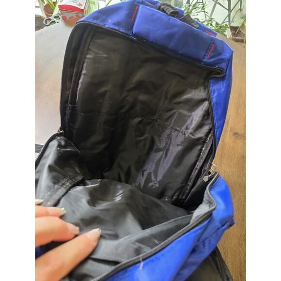 Blue Laptop Backpack with USB Port Lightweight Travel/School Bag - Picture 12 of 16